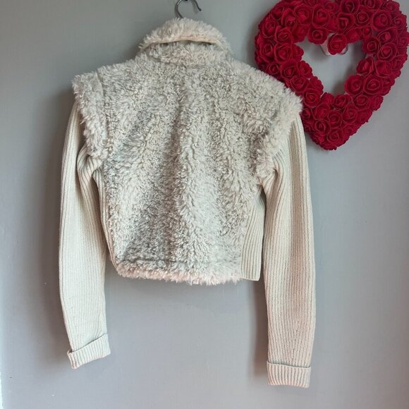 And Now This Women's Mixed-Media Long-Sleeve Jacket XS Palomino - Picture 7 of 13